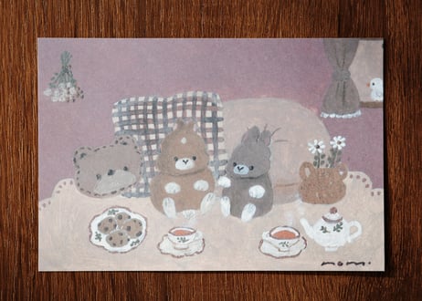 post card set " かげがえのない時間 "