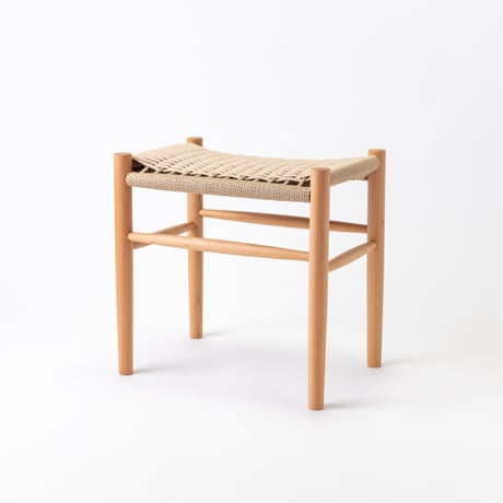 Paper cord Stool KIT / MOOQs Hard Wood - Sakura