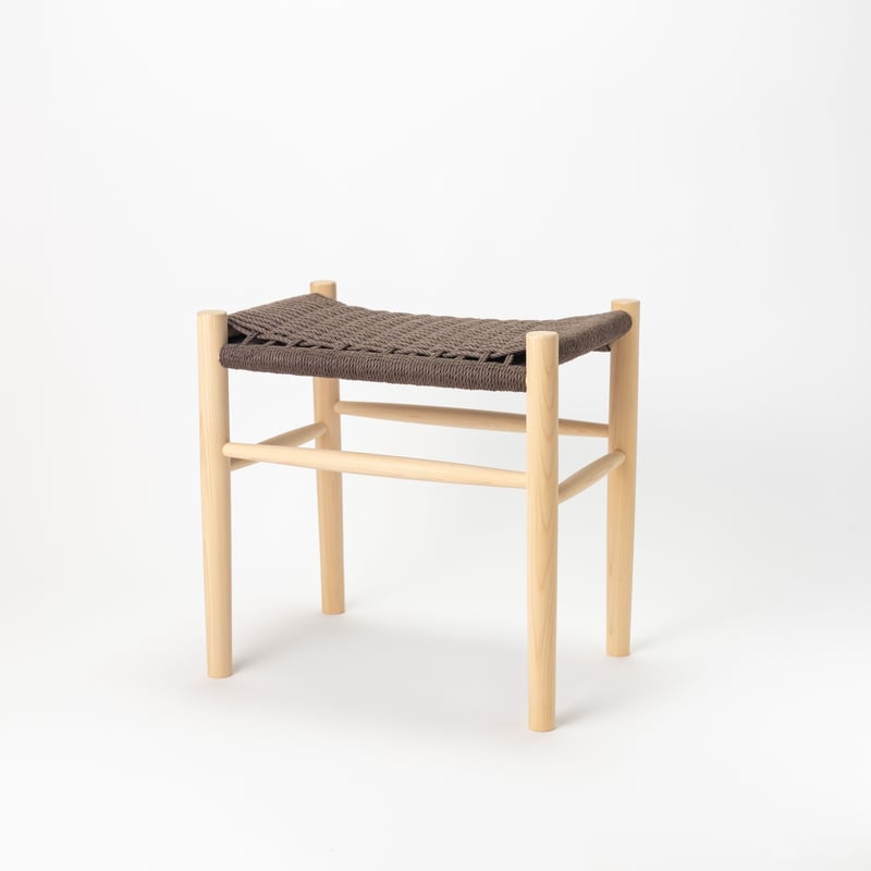【r114/k】展示品 enstol 木製 ペーパーコードスツール 椅子 Paper cord Stool - COMPLETED | Do kit yourself