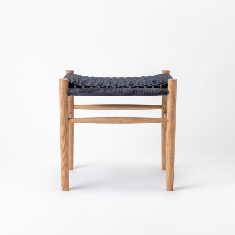 Paper cord Stool KIT / MOOQs Hard Wood - Oak |