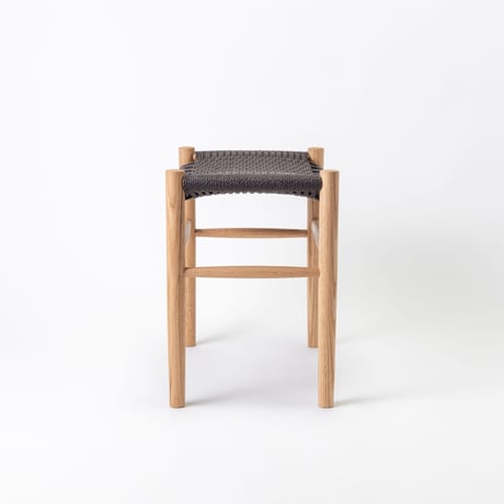 Paper cord Stool KIT / MOOQs Hard Wood - Oak