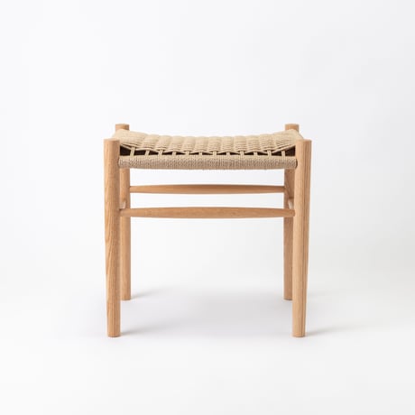 Paper cord Stool KIT / MOOQs Hard Wood - Oak