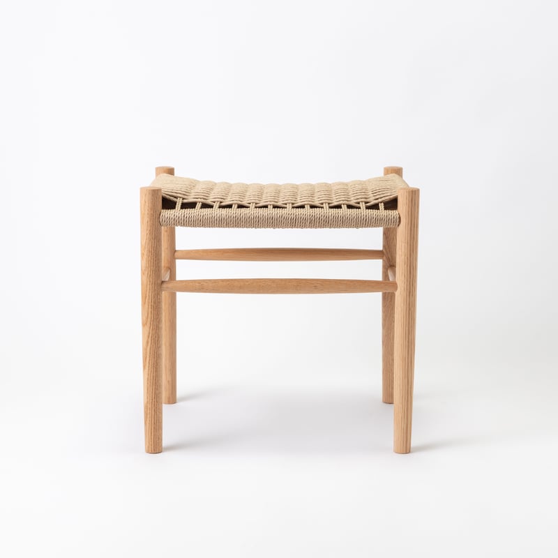 Paper cord Stool KIT / MOOQs Hard Wood - Oak |