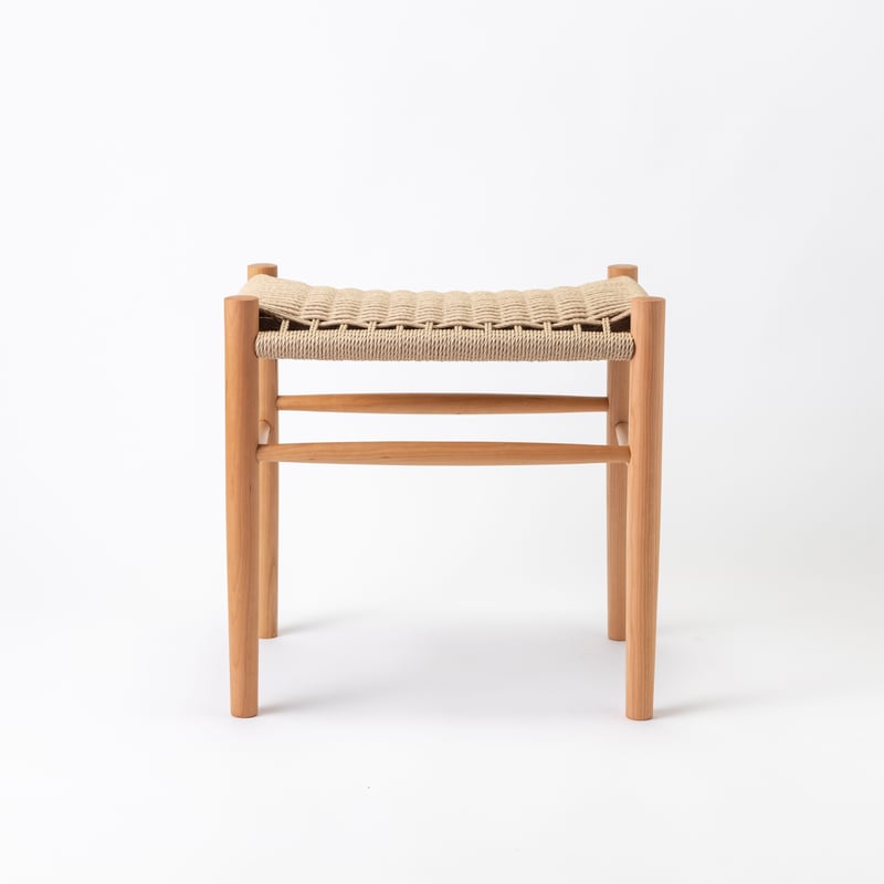 Paper cord Stool KIT / MOOQs Hard Wood - Sakura
