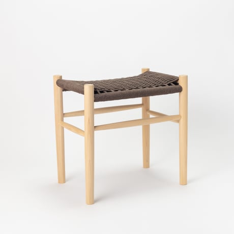 Paper cord Stool  KIT - Moka Brown