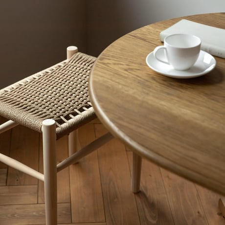 Paper cord Stool KIT / MOOQs Hard Wood - Sakura