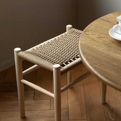 Paper cord Stool  KIT - Moka Brown