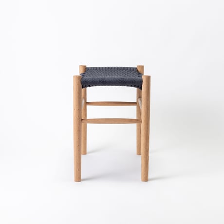 Paper cord Stool KIT / MOOQs Hard Wood - Oak