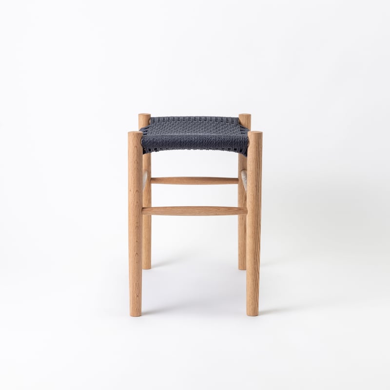 Paper cord Stool KIT / MOOQs Hard Wood - Oak |