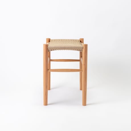 Paper cord Stool KIT / MOOQs Hard Wood - Sakura