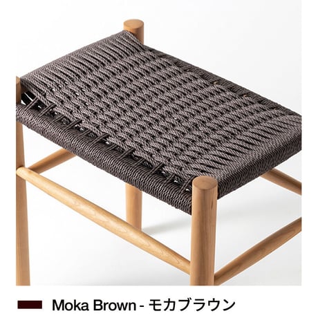 Paper cord Stool KIT / MOOQs Hard Wood - Sakura