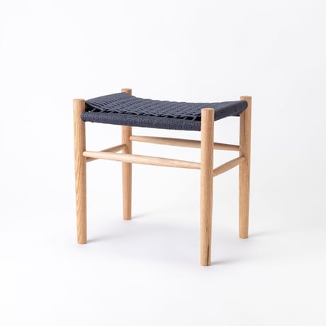 Paper cord Stool KIT / MOOQs Hard Wood - Oak