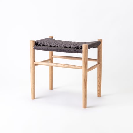 Paper cord Stool KIT / MOOQs Hard Wood - Oak