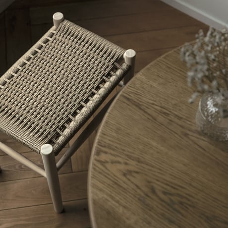 Paper cord Stool KIT / MOOQs Hard Wood - Sakura