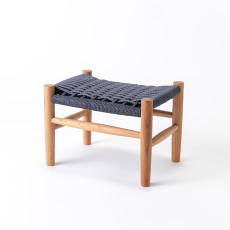 Paper cord MINI Stool  - COMPLETED / MOOQs Hard Wood