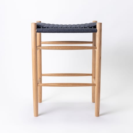 Paper cord HIGH Stool KIT / MOOQs Hard Wood