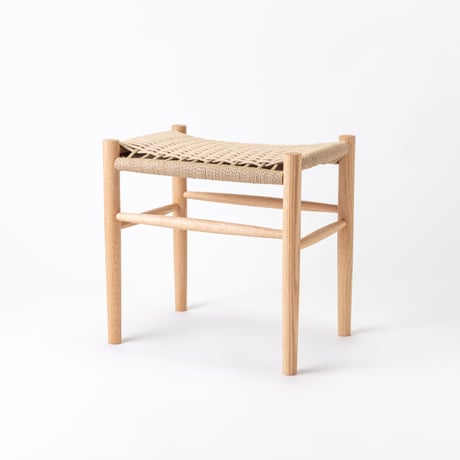 Paper cord Stool KIT / MOOQs Hard Wood - Oak
