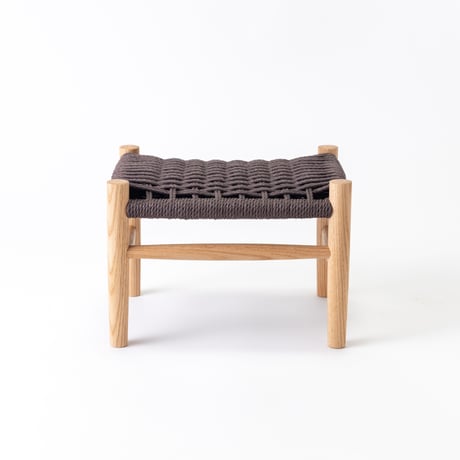Paper cord MINI Stool  - COMPLETED / MOOQs Hard Wood