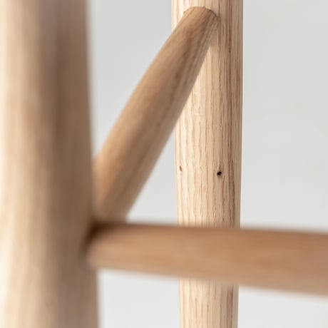 Paper cord Stool - COMPLETED / MOOQs Hard Wood