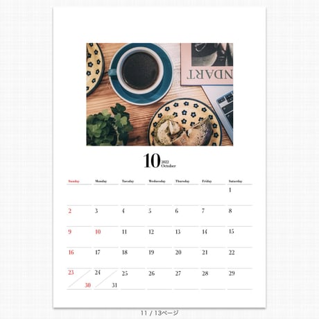 [受注生産] Photo Calendar 2022 │ Asuka Yasunaga │FUJIFILM COYOMI