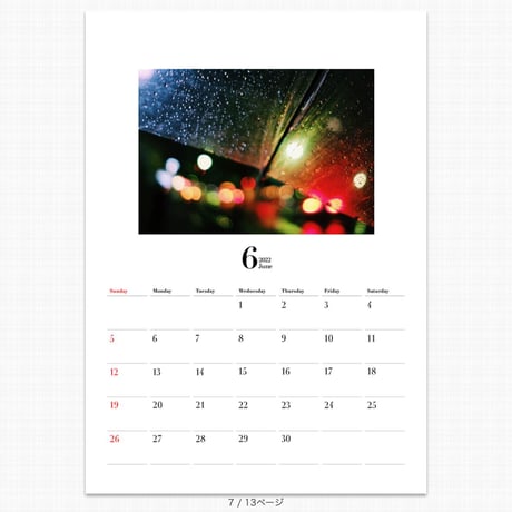 [受注生産] Photo Calendar 2022 │ Asuka Yasunaga │FUJIFILM COYOMI