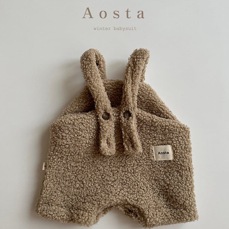 予約【AOSTA】bebe)tete bear overalls / ベベ テテ ベア オーバ...