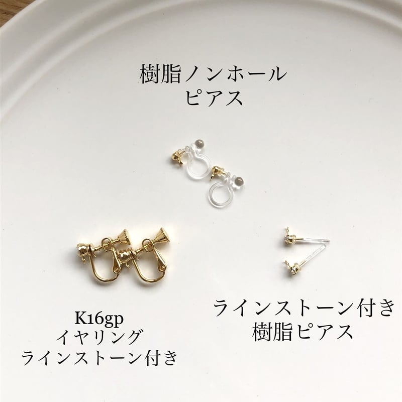 かすみ草アクセサリー ピアス&イヤリング | fores