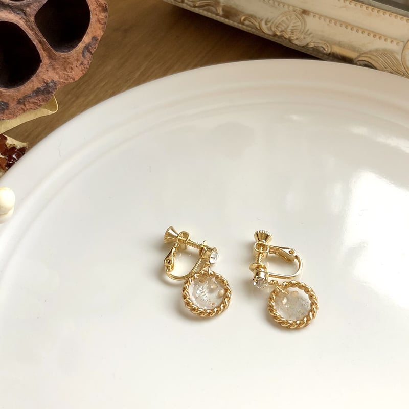 かすみ草アクセサリー ピアス&イヤリング | fores.