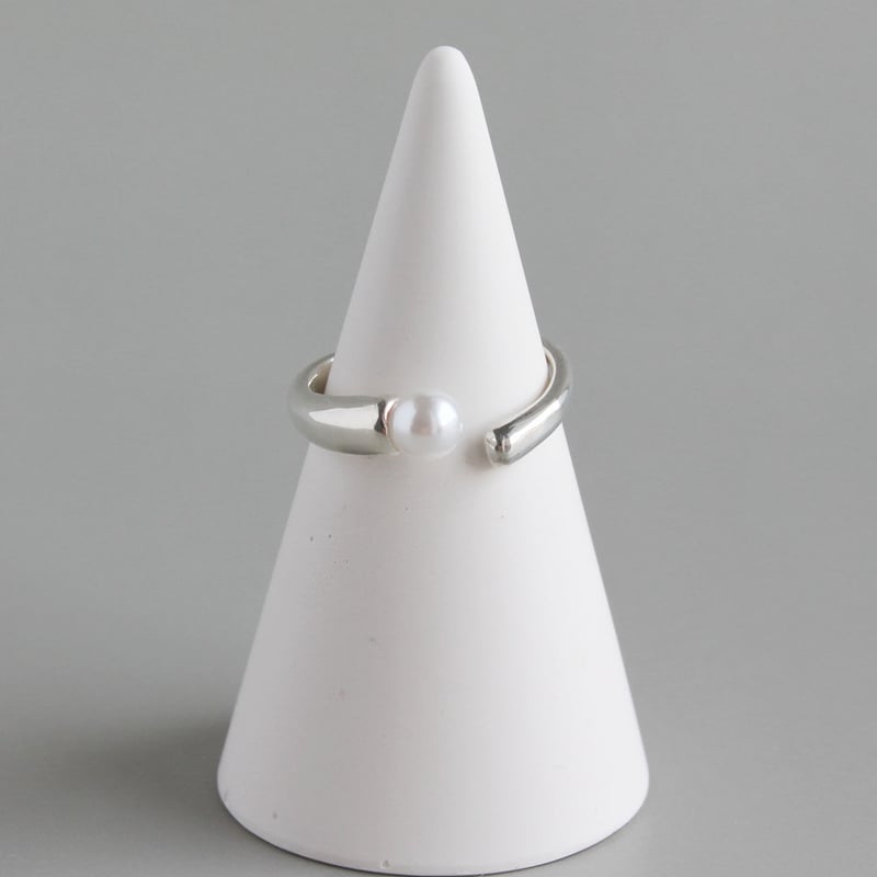 フリーサイズ パールフォークリング シルバー925 | MAYUZUMI JEWELRY