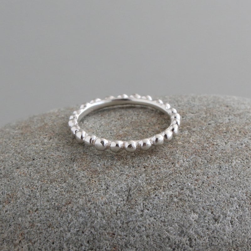 SV925 小さなつぶつぶのドットリング | MAYUZUMI JEWELRY SV925 小さなつぶつぶのドットリング | MAYUZUMI JEWELRY