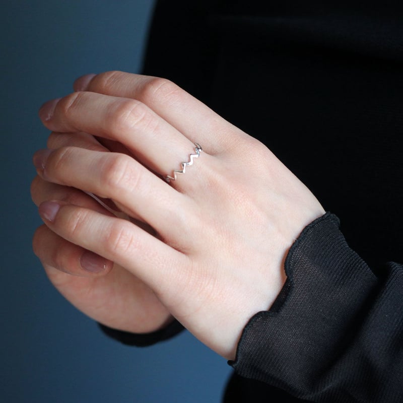 うさみみリンク うさぎ bone RING SILVER925 LJ23100R | LANIE