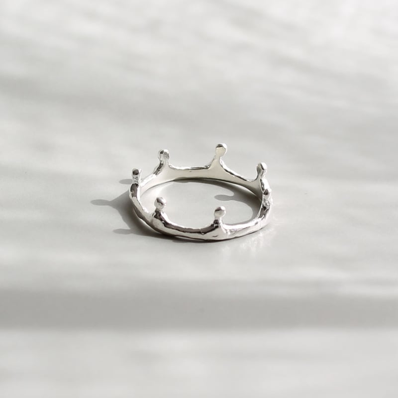 SV925 ミルククラウンリング | MAYUZUMI JEWELRY