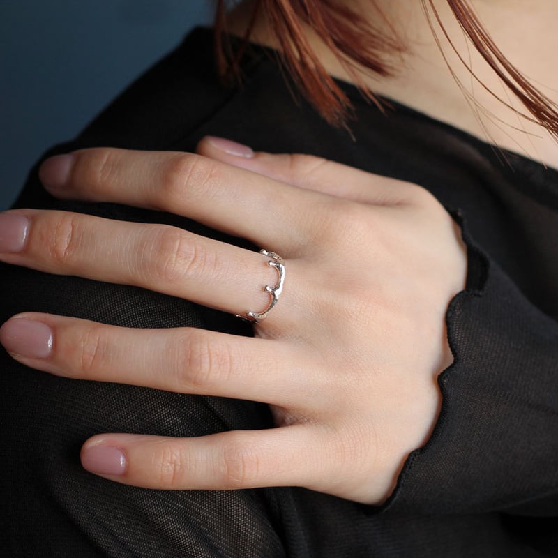SV925 ミルククラウンリング | MAYUZUMI JEWELRY