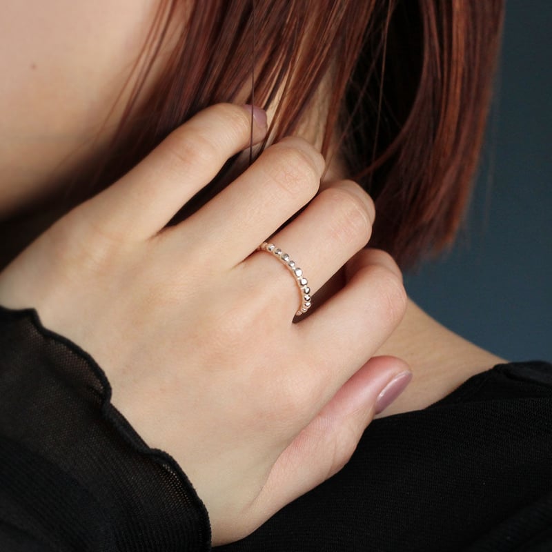 SV925 小さなつぶつぶのドットリング | MAYUZUMI JEWELRY SV925 小さなつぶつぶのドットリング | MAYUZUMI JEWELRY