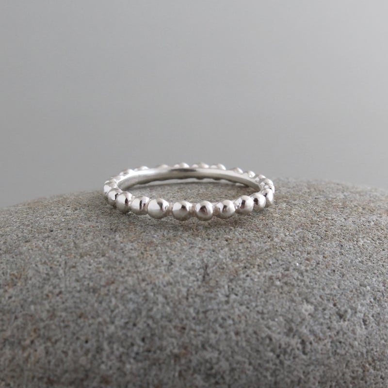 お値下げ！！指輪 SV925 小さなつぶつぶのドットリング | MAYUZUMI JEWELRY