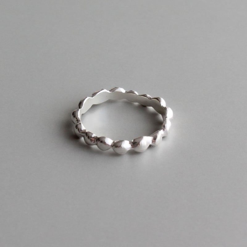 SV925 連なる水滴のリング | MAYUZUMI JEWELRY