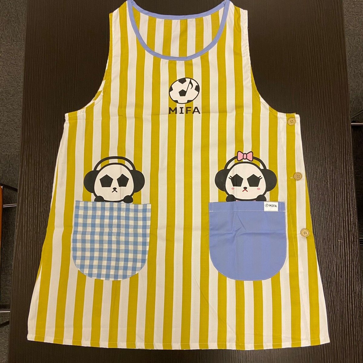 フレー！フレー！保育士さん！エプロン／黄 | MIFA OFFICIAL STORE