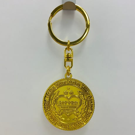 金色 BITTER キーホルダー