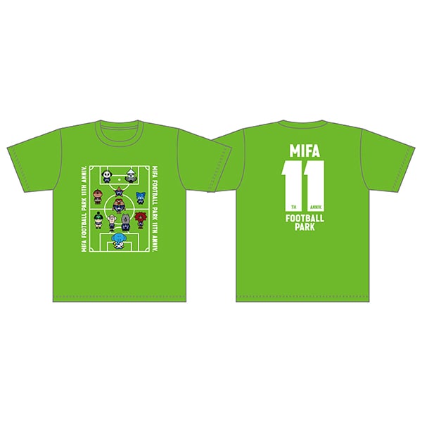 11th Anniversary Tシャツ／グリーン | MIFA OFFICIAL STORE