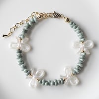 リボンブレスレット〈White〉
