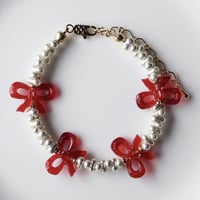 リボンブレスレット〈Red〉