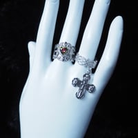シルバー系レースリングset