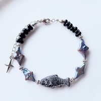 ブレスレット:✦と魚