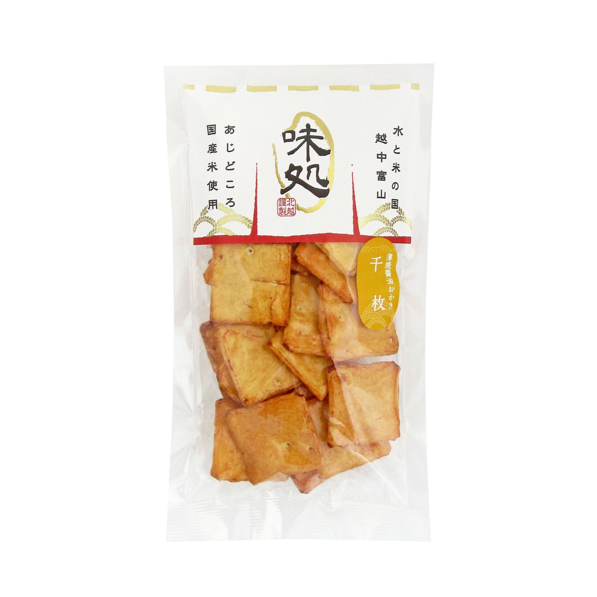 北越 味処 千枚 | 水と米の国 越中富山 おかきの北越