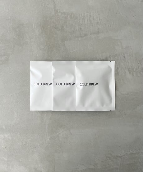 COLD BREW(水出し)【3pack】