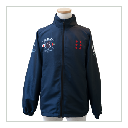 ドバイSC】フルジップジャケット（スタンドカラー）＃ダーク