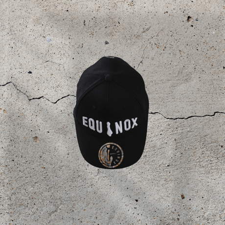 EQINOX　ラウンドバイザーキャップ【⚫︎100本限定商品】復刻版135レーティング入り
