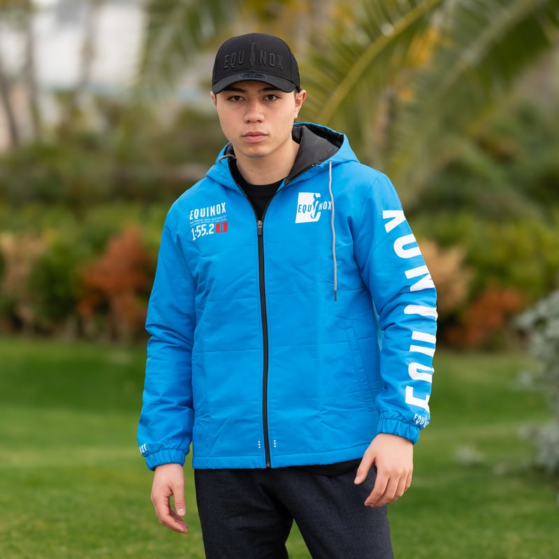 美品　Stone  デニムブルーフード付きジャケット miniministore フード付き デニムジャケットレディース -ファッション