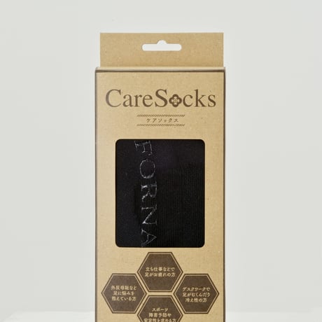 FORNA CareSocks (アンクルソックス　ブラック)