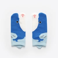 たびりらキッズ#3靴下　クジラ